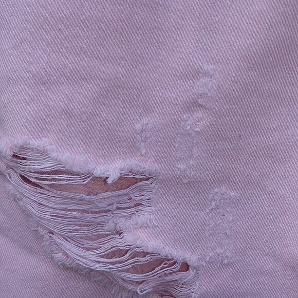 PacSun Women's Pale Pink Distressed Mini Skirt - 24 (XS-XXS) - See Measurements - Picture 7 of 15